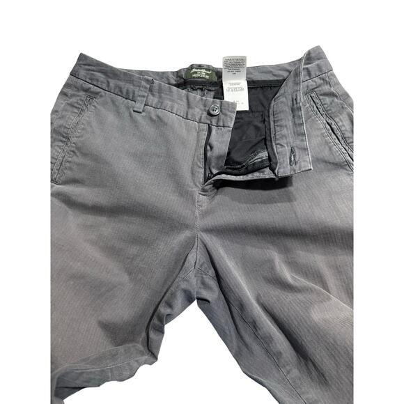 Eddie Bauer Mercer Fit Pants Wide Leg Trousers Womens Size 8 Gray Stretch Chinos - Picture 7 of 13